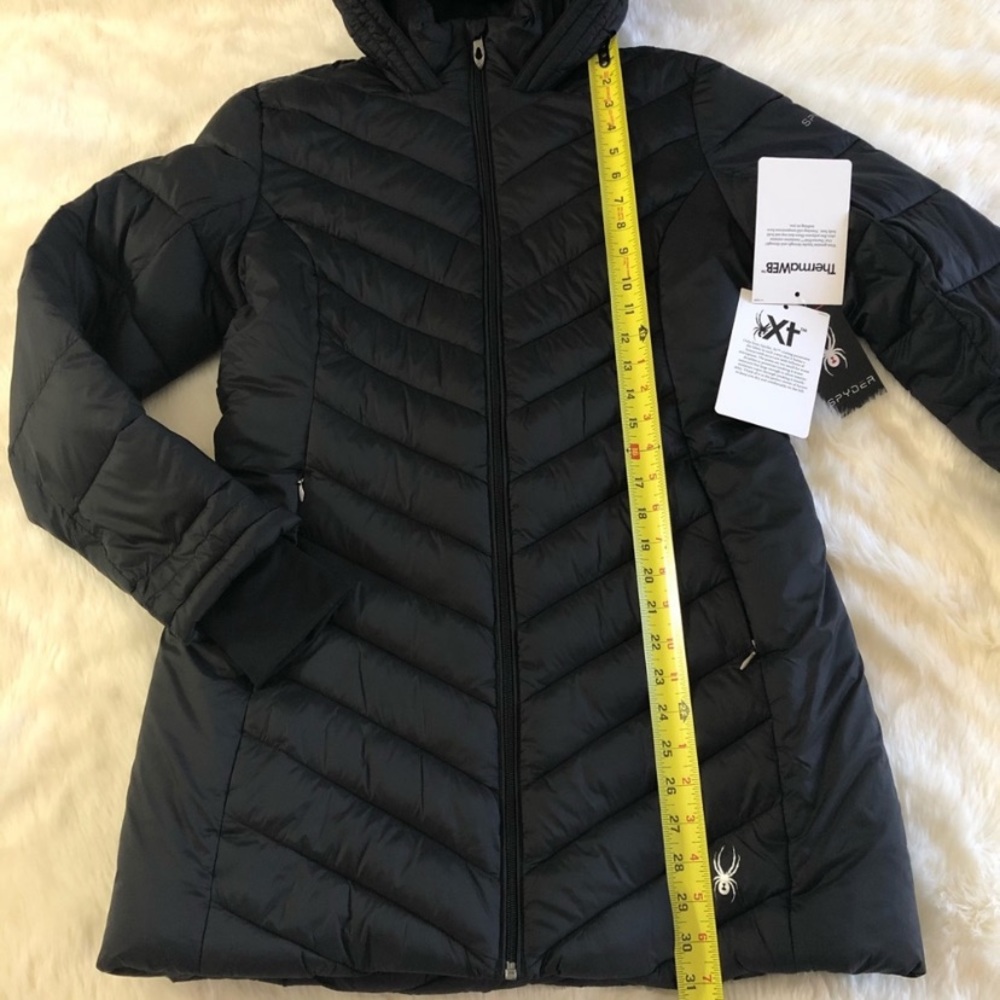 NWT SPYDER Boundless Quilted Long Jacket - Picture 15 of 16